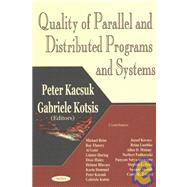Quality of Parallel and Distributed Programs and Systems