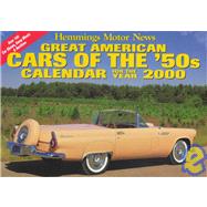 Hemmings Motor News Great American Cars of the '50's Calendar for the Year 2000