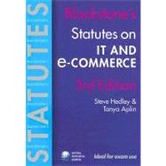 Blackstone's Statutes on It And E-commerce