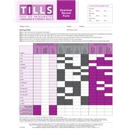 Test of Integrated Language and Literacy Skills Tills Examiner Record Form