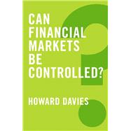 Can Financial Markets Be Controlled?
