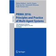 Prima 2016: Principles and Practice of Multi-agent Systems