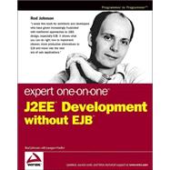 Expert One-on-One J2EE Development without EJB