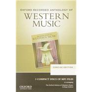 Oxford Recorded Anthology of Western Music Concise Edition 3 CDs
