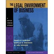 Legal Environment of Business, The: A Critical Thinking Approach