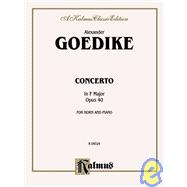 Concerto for Horn and Orchestra, Kalmus Edition