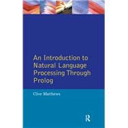 An Introduction to Natural Language Processing Through Prolog