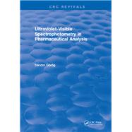 Ultraviolet-Visible Spectrophotometry in Pharmaceutical Analysis: 0