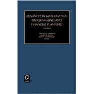Advances in Mathematical Programming and Financial Planning, Volume 6