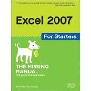 Excel 2007 for Starters