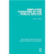 Employee Turnover in the Public Sector
