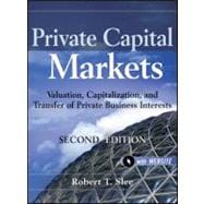 Private Capital Markets, + Website Valuation, Capitalization, and Transfer of Private Business Interests
