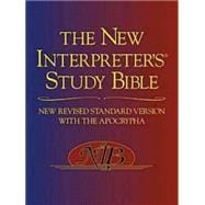 The New Interpreter's Study Bible: New Revised Standard Version With the Apocrypha