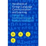 Handbook of Foreign Language Communication book cover, ISBN 9783110188332