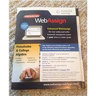 WebAssign for Pre-Calculus & College Algebra, Single-Term Printed Access Card