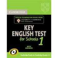 Cambridge KET for Schools 1 Self-study Pack (Student's Book with answers and Audio CD): Official examination papers from University of Cambridge ESOL Examinations