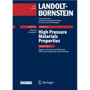 High Pressure Materials Properties