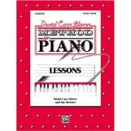 David Carr Glover Method for Piano Lessons Level 4