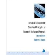 Design of Experiments Statistical Principles of Research Design and Analysis
