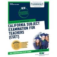 California Subject Examination For Teachers (CSET) (ATS-134) Passbooks Study Guide