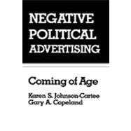 Negative Political Advertising : Coming of Age
