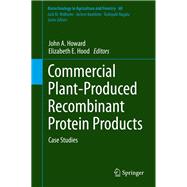 Commercial Plant-Produced Recombinant Protein Products