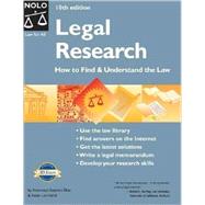 Legal Research : How to Find and Understand the Law