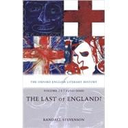The Oxford English Literary History Volume 12: 1960-2000: The Last of England?