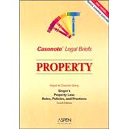 Property : Keyed to Courses Using Singer's Property Law: Rules, Policies, and Practices