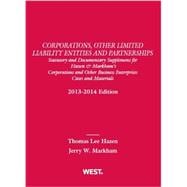 Corporations, Other Limited Liability Entities and Partnerships, 2013-2014
