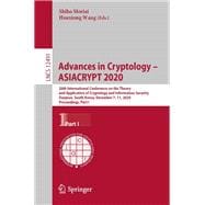 Advances in Cryptology – ASIACRYPT 2020