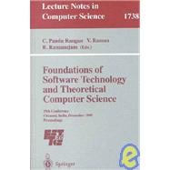 Foundations of Software Technology and Theoretical Computer Science: 19th Conference, Chennai, India, December 13-15, 1999, Proceedings