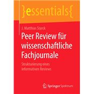 Peer Review für wissenschaftliche Fachjournale