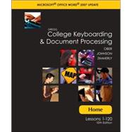 Home (Student) Software w/Installation Guide t/a Gregg College Keyboarding and Document Processing (GDP); Microsoft Word 2007 Update