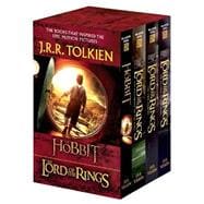 J. R. R. Tolkien 4-Book Boxed Set: the Hobbit and the Lord of the Rings (Movie Tie-In) : The Hobbit, the Fellowship of the Ring, the Two Towers, the Return of the King