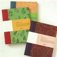 Starling Lined Notebook : Purple Swirls with Stucco Pink Endpapers