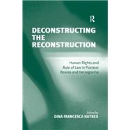 Deconstructing the Reconstruction,9781315258386