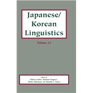 Japanese / Korean Linguistics