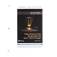 Manufacturing Engineering and Technology -- Print Offer [Loose-Leaf],9780135648391