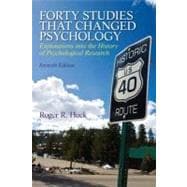 Forty Studies that Changed Psychology