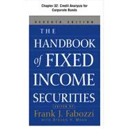 The Handbook of Fixed Income Securities, Chapter 32 - Credit Analysis for Corporate Bonds