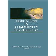 Education in Community Psychology: Models for Graduate and Undergraduate Programs
