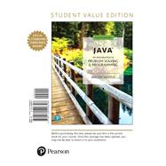 Java An Introduction to Problem Solving and Programming, Student Value Edition