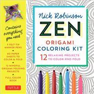 Zen Origami Coloring Kit
