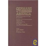 Germans to America, July 2, 1894 - Oct. 31, 1895 Lists of Passengers Arriving at U.S. Ports