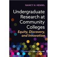 Undergraduate Research at Community Colleges