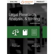 MindTap Paralegal, 1 term (6 months) Instant Access for Putman/Albright's Legal Research, Analysis, and Writing 4e