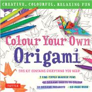 Colour Your Own Origami Kit - British Spelling