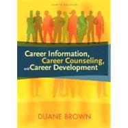 Career Information, Career Counseling, And Career Development