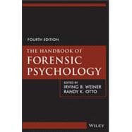 The Handbook of Forensic Psychology,9781118348413